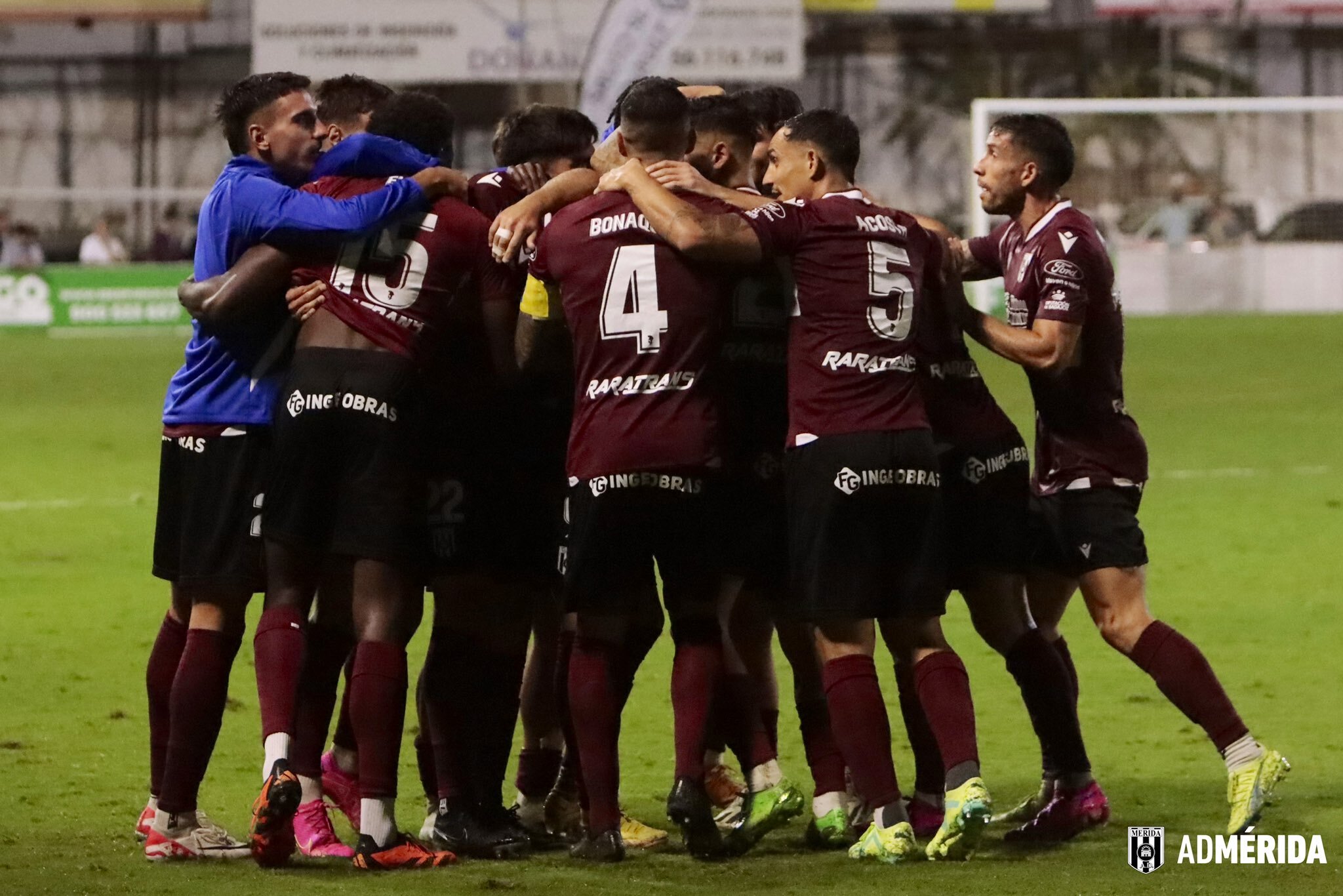 Celebración gol Mérida