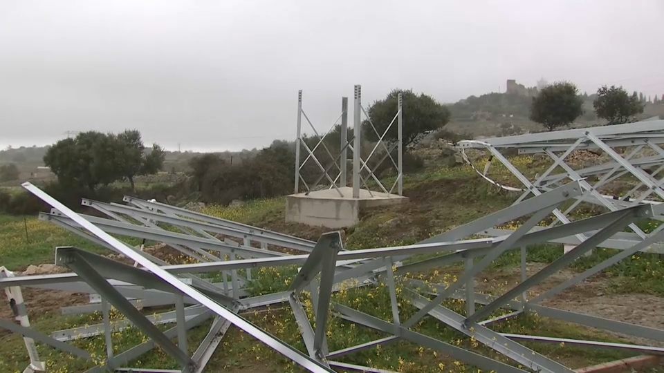 Torretas de luz en Trujillo