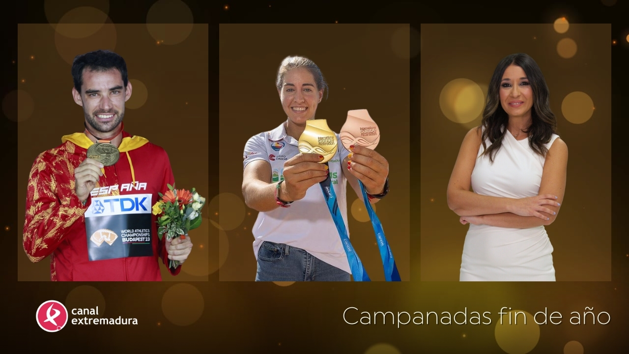Álvaro Martín Uriol, Estefanía Fernández y Leticia Antúnez, presentarán las campanadas de Canal Extremadura desde Badajoz