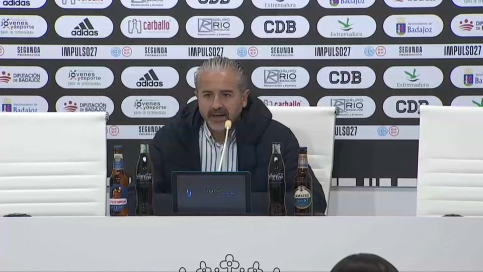 Gudi durante la rueda de prensa de hoy 