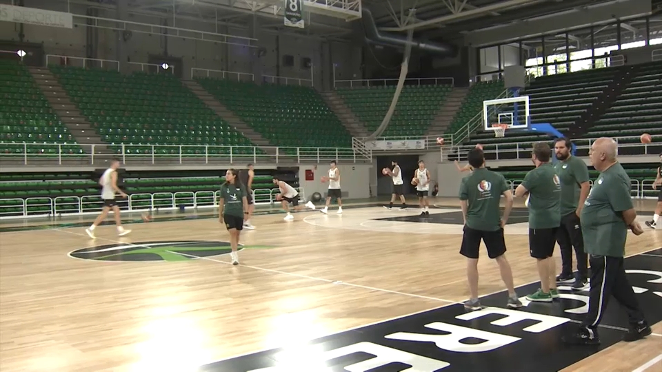 Entrenamiento del Cáceres Patrimonio