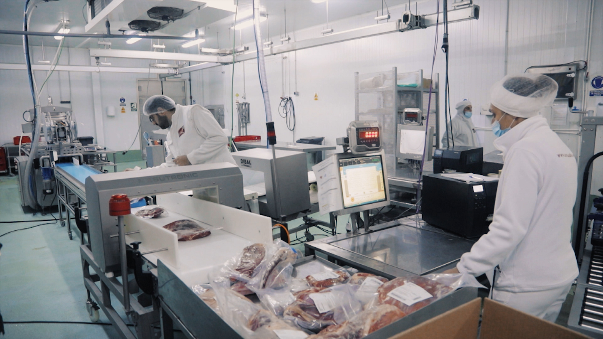 Interior de un empresa cárnica