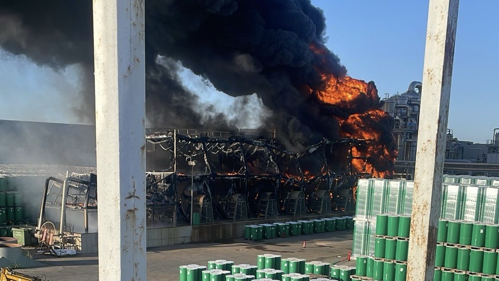 Incendio en Miajadas