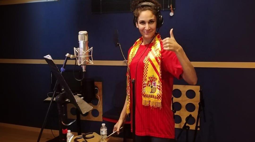 Belsay en un momento de la grabación