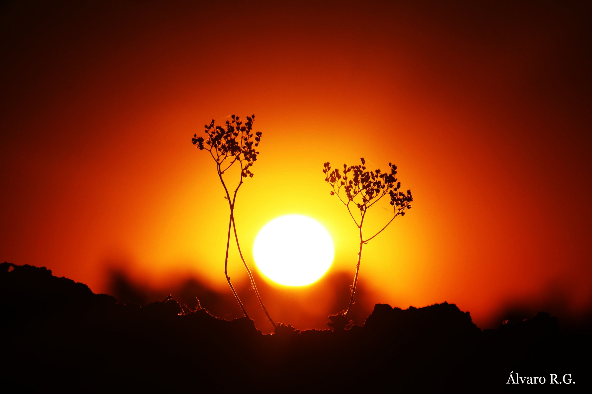 Sol en Valencia de Alcántara. Autor: Álvaro Rodríguez