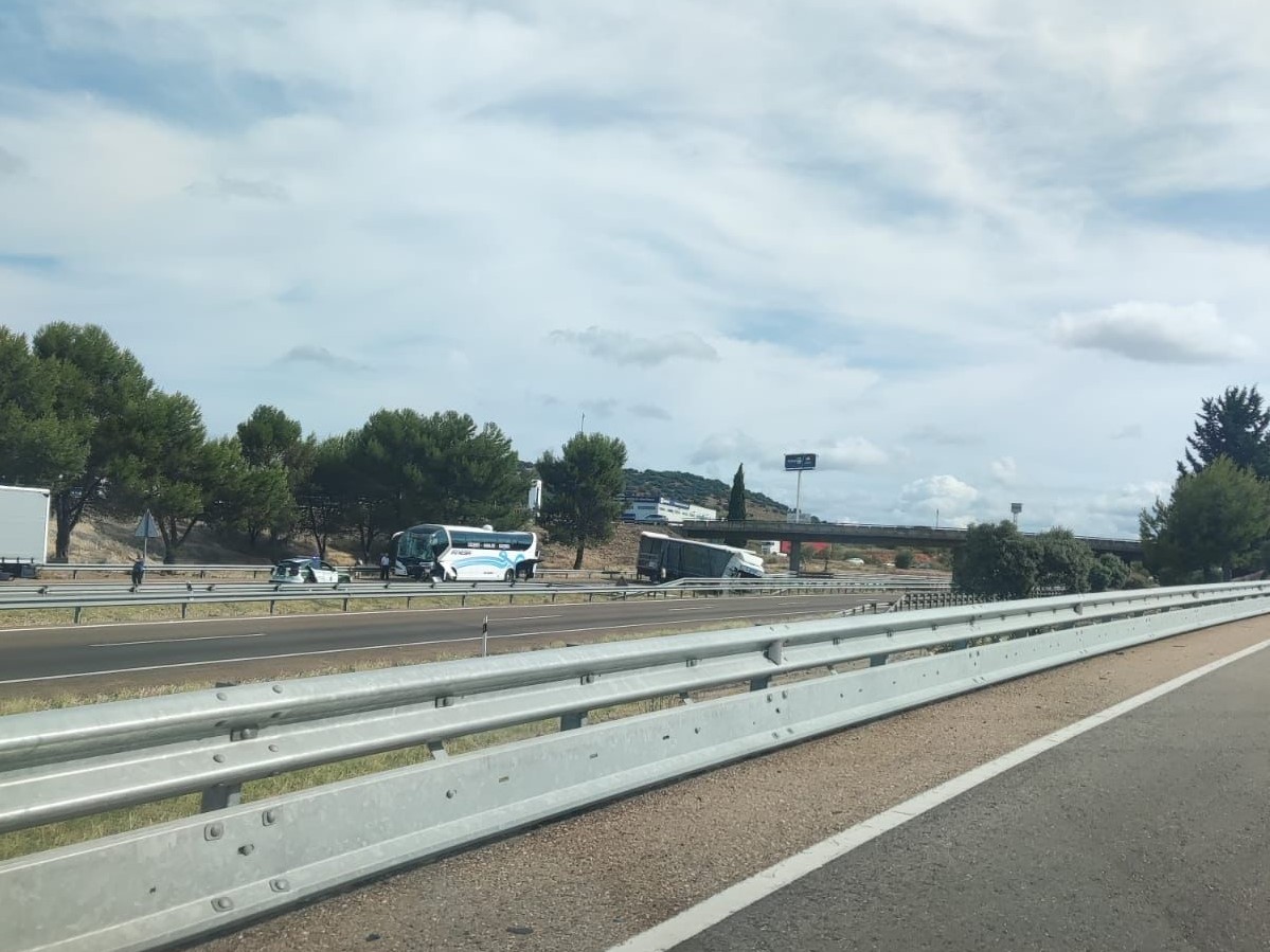 Accidente en la A-5