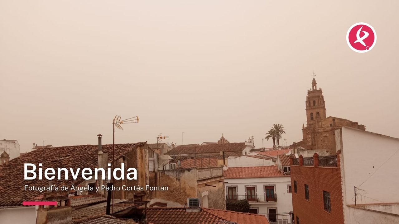 Imágenes de la calima en Extremadura