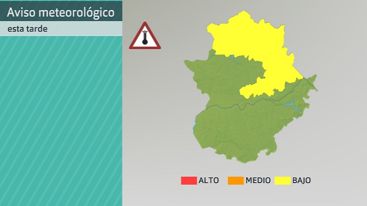 Mapa de avisos meteorológicos (Aemet) para hoy lunes 31 de julio