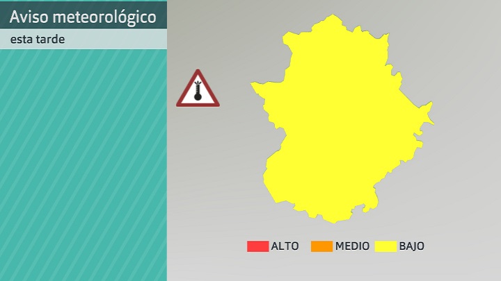 Avisos meteorológicos (Aemet) por altas temperaturas para hoy lunes 25 de julio