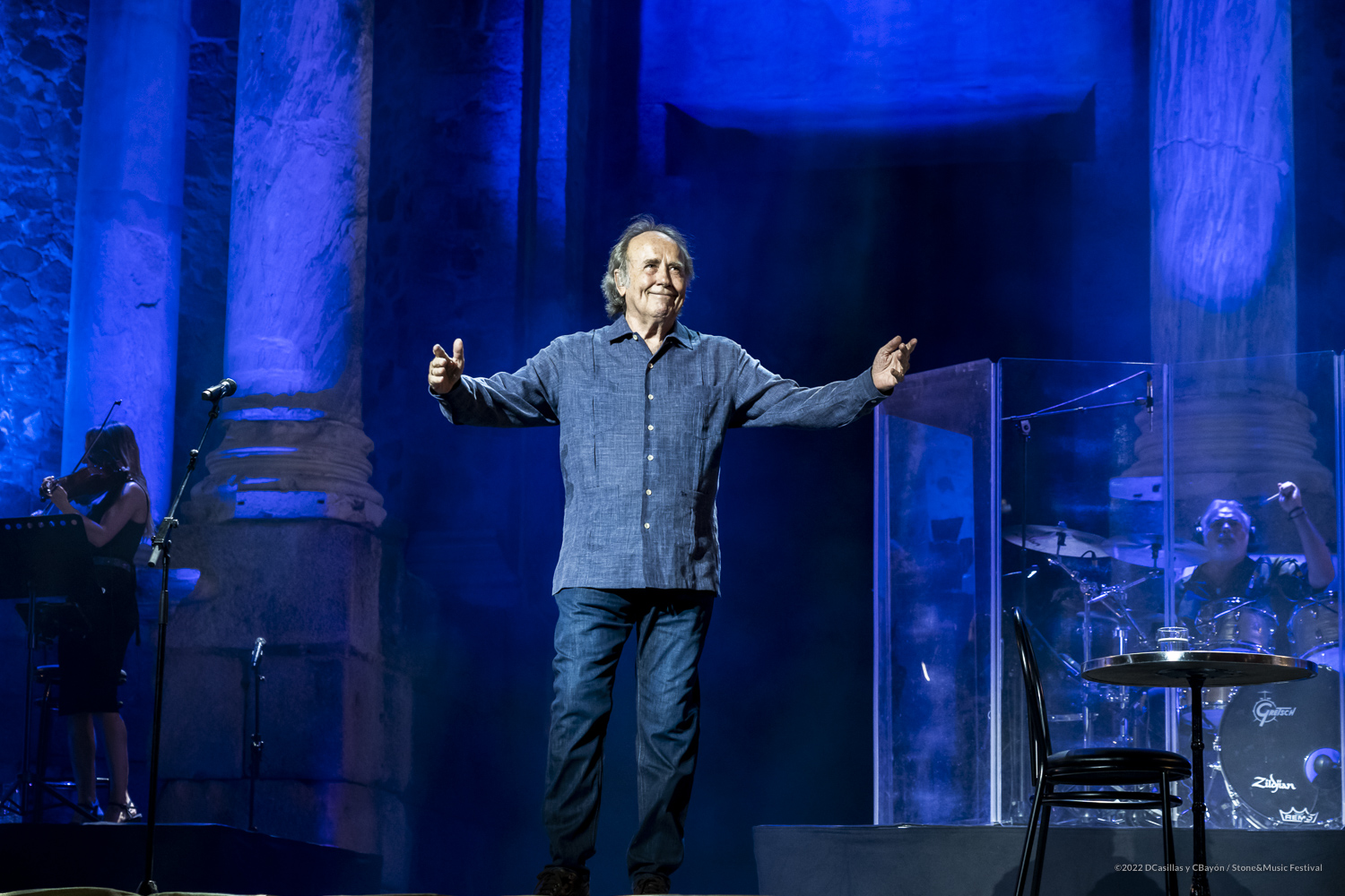 serrat en el teatro romano de mérida