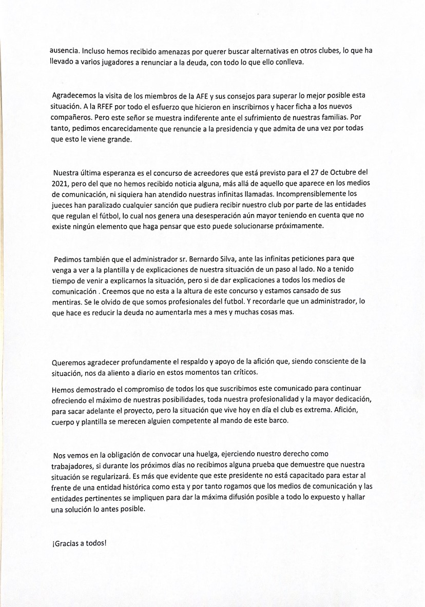 segunda parte comunicado plantilla