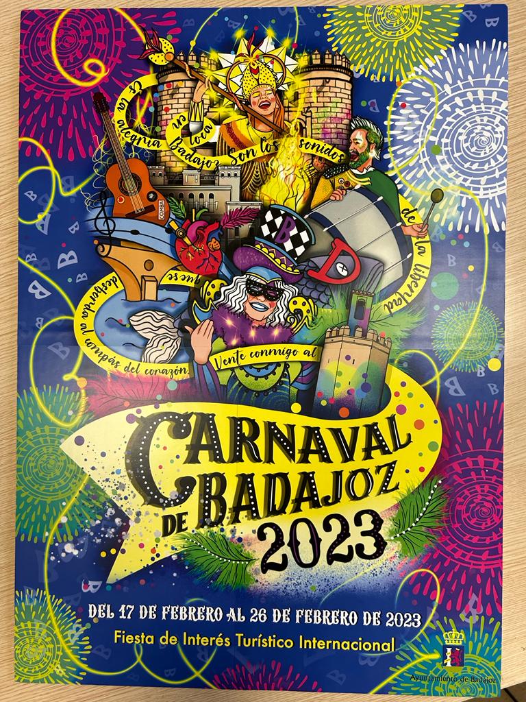 Cartel carnaval Badajoz 2023