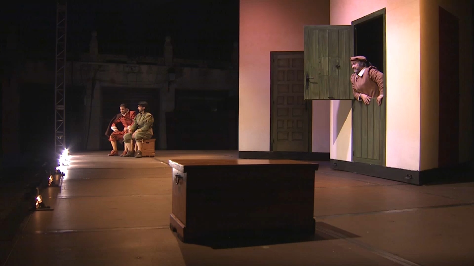 Escena obra "Casa con dos puertas, mala es de guardar"