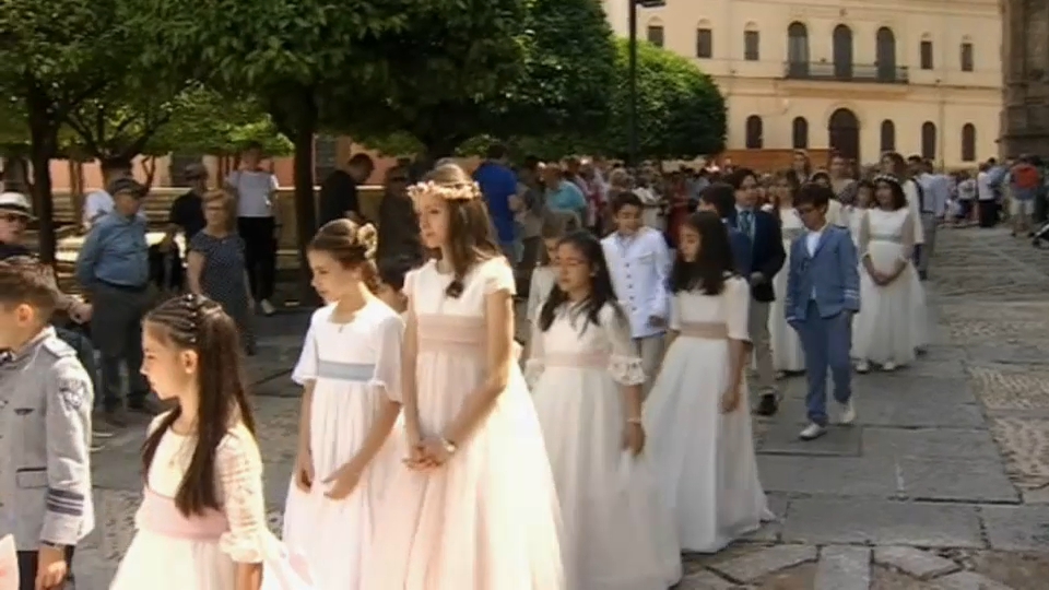 Celebración del Corpus en Plasencia