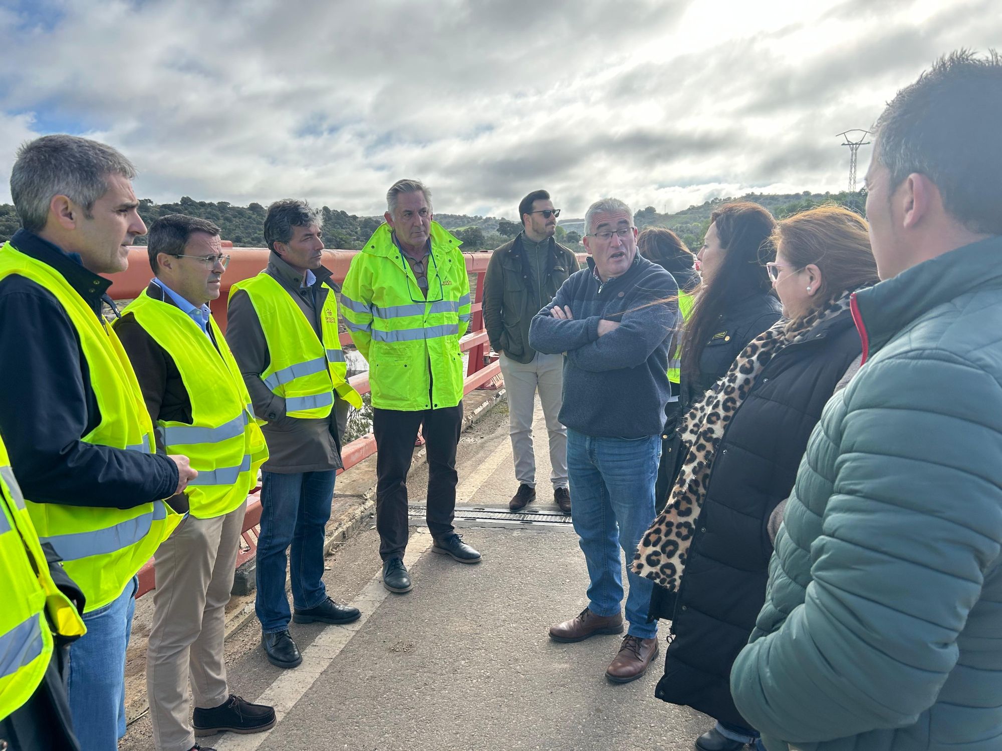 La Diputación de Badajoz acomete una inversión inicial de 200.000 € para reparar las vías provinciales dañadas por el temporal