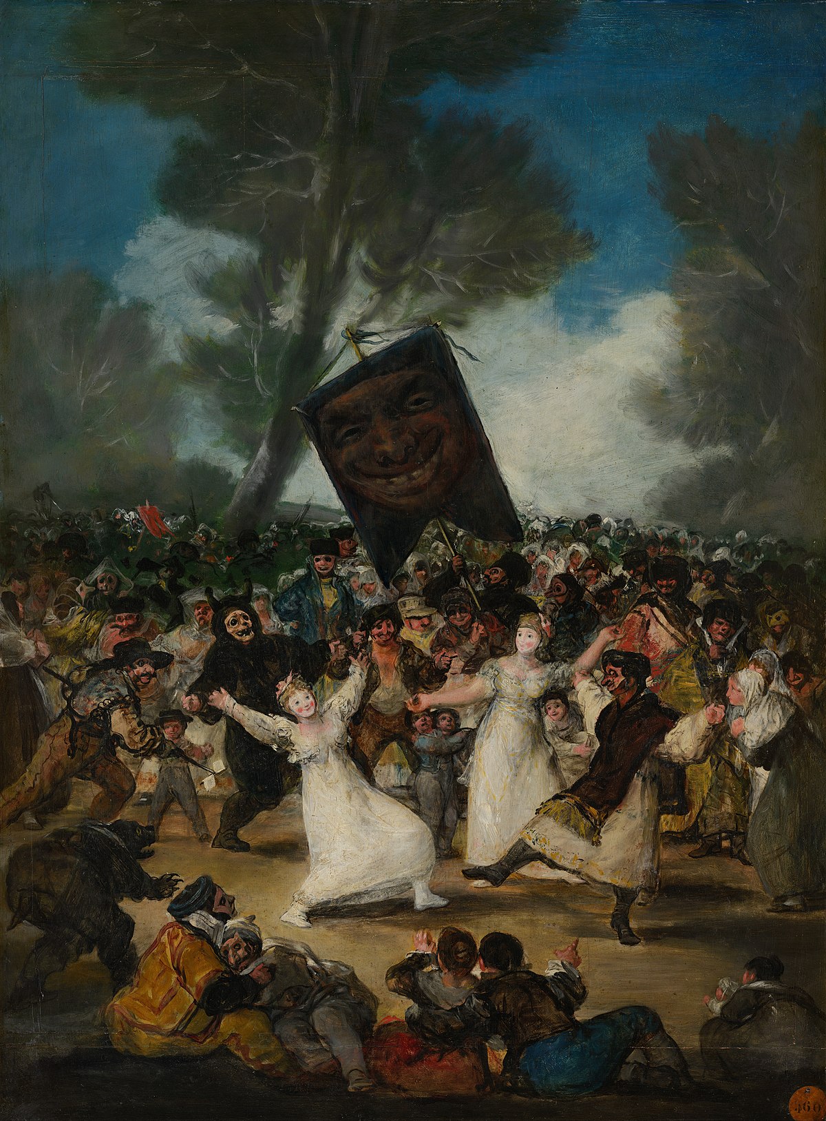 Entierro de la Sardina, Goya