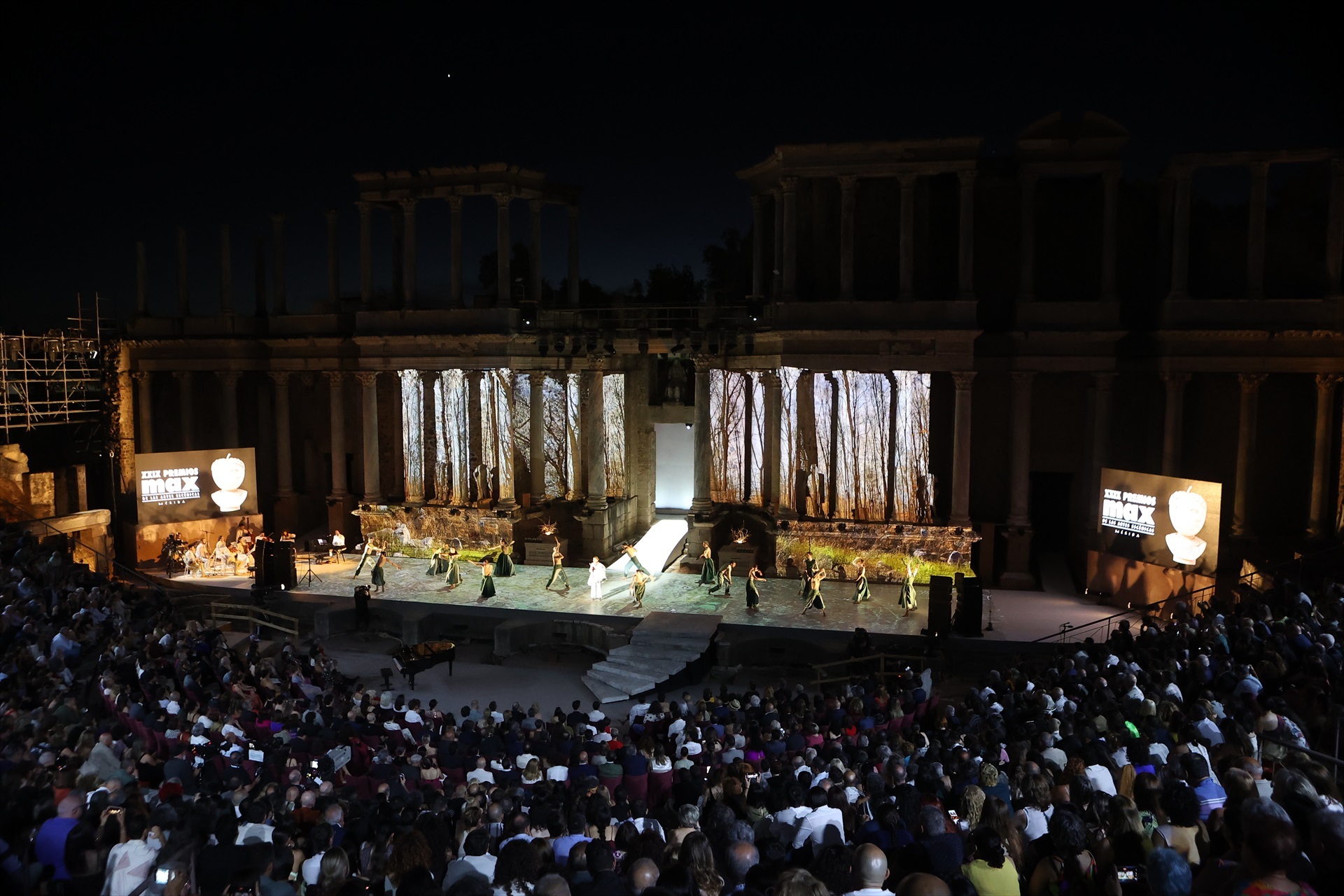 Gala de entrega de los XXIX Premios Max de las Artes Escénicas, en el Teatro Romano. Mérida