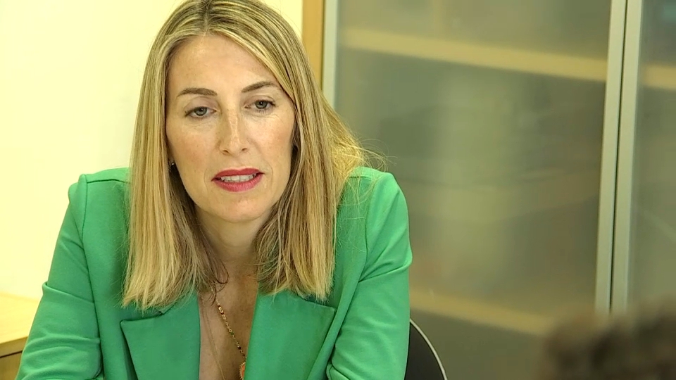 María Guardiola, presidenta del PP de Extremadura, en Canal Extremadura Radio