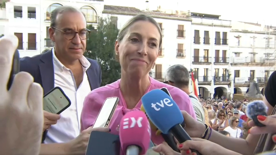 María Guardiola, presidenta de la Junta de Extremadura
