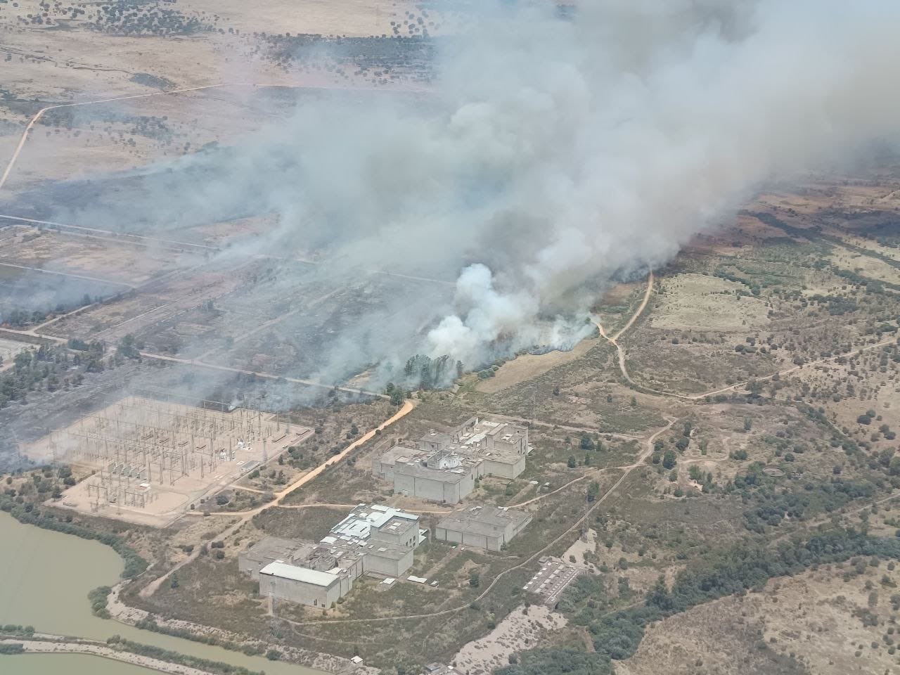 Incendio en Valdecaballeros