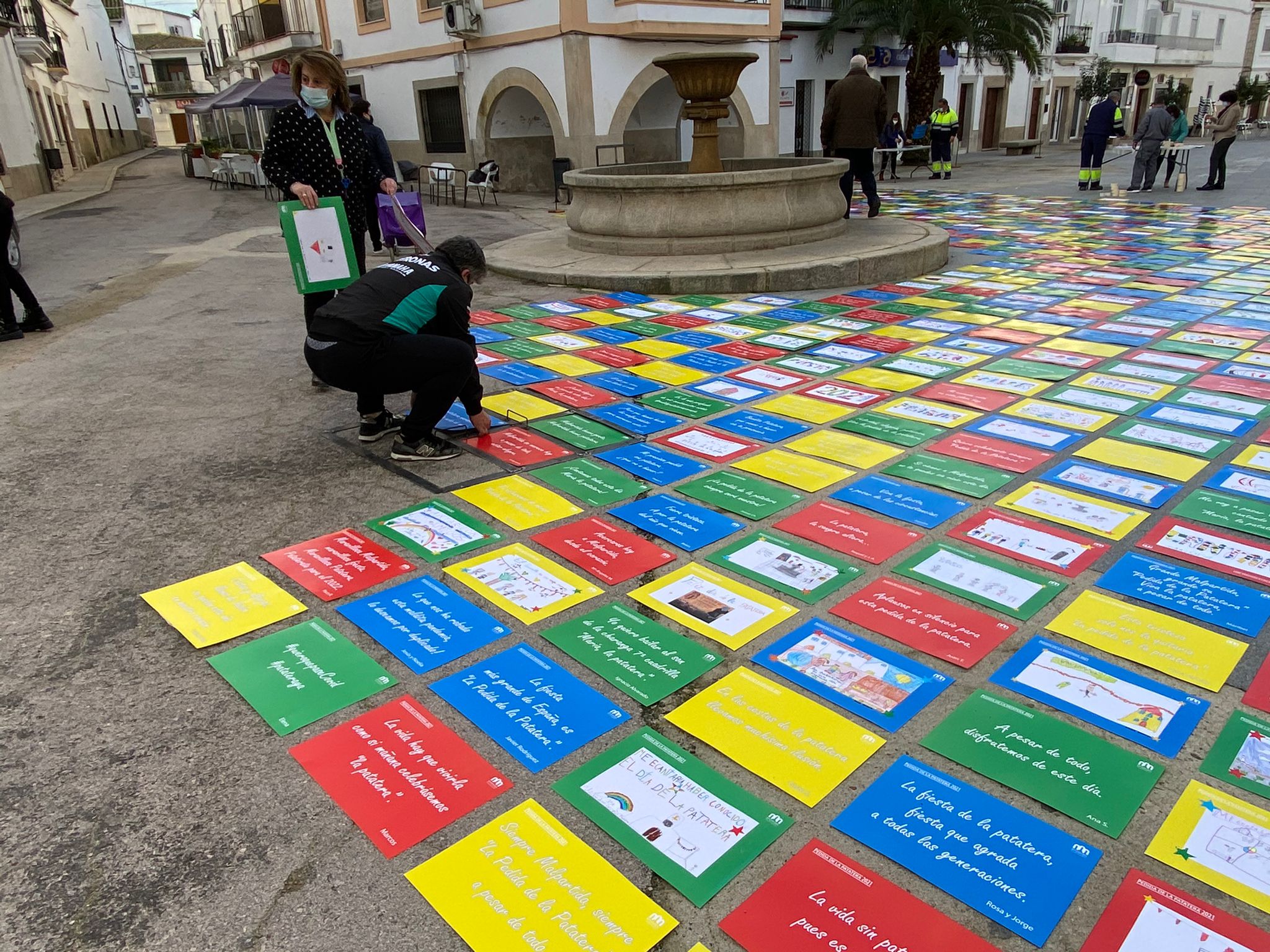 Mosaico de sentimientos por la 'Pedida de la Patatera' en Malpartida de Cáceres