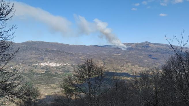 Incendio en el Valle del Jerte, marzo 2021 (Imagen: Europa Press)