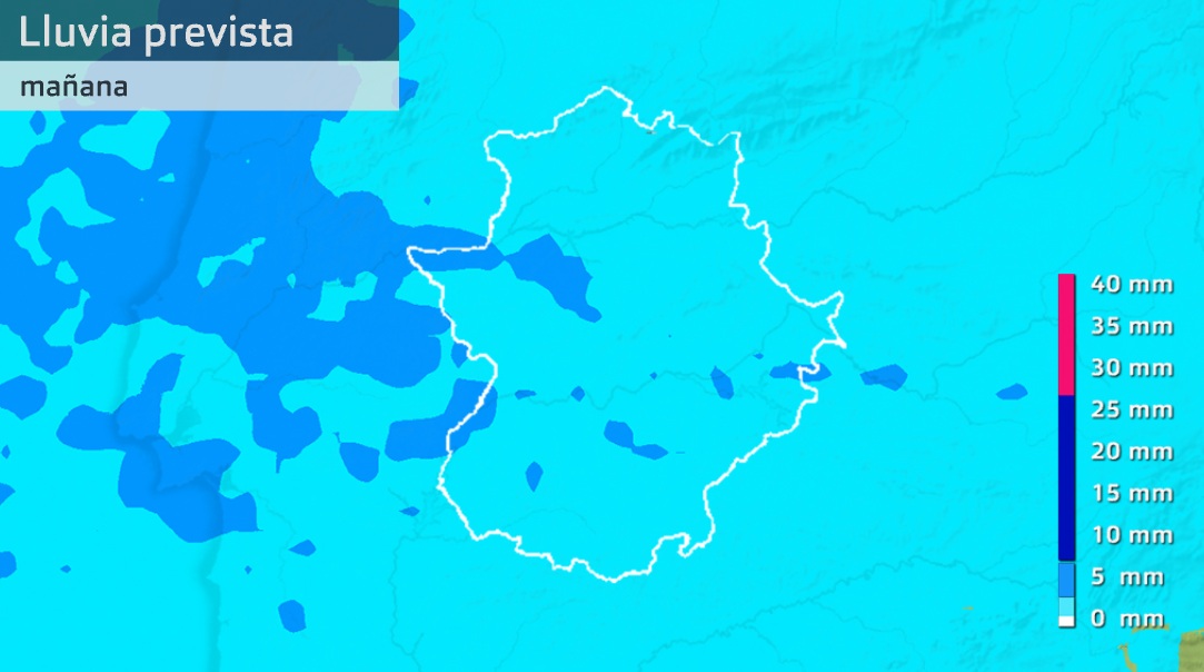 Lluvia prevista