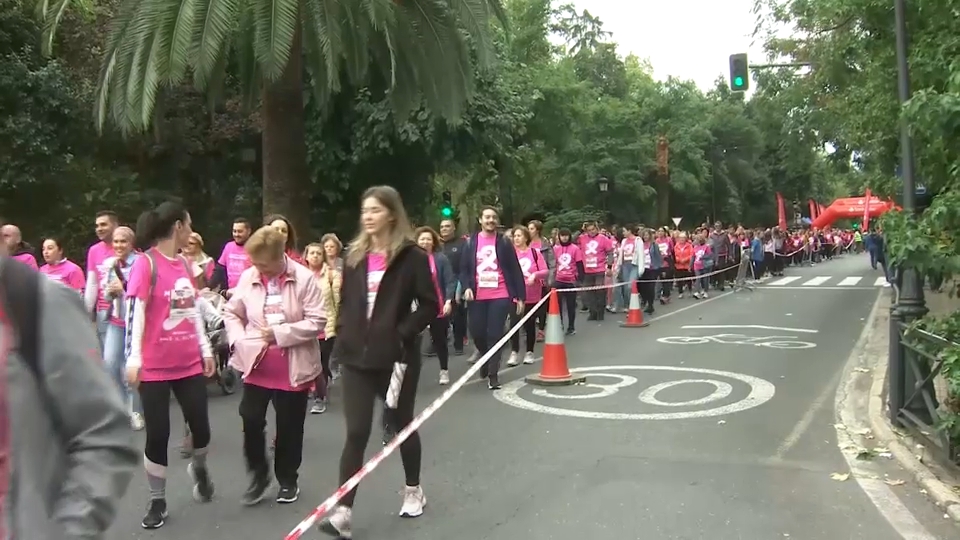 Marcha rosa en Cáceres