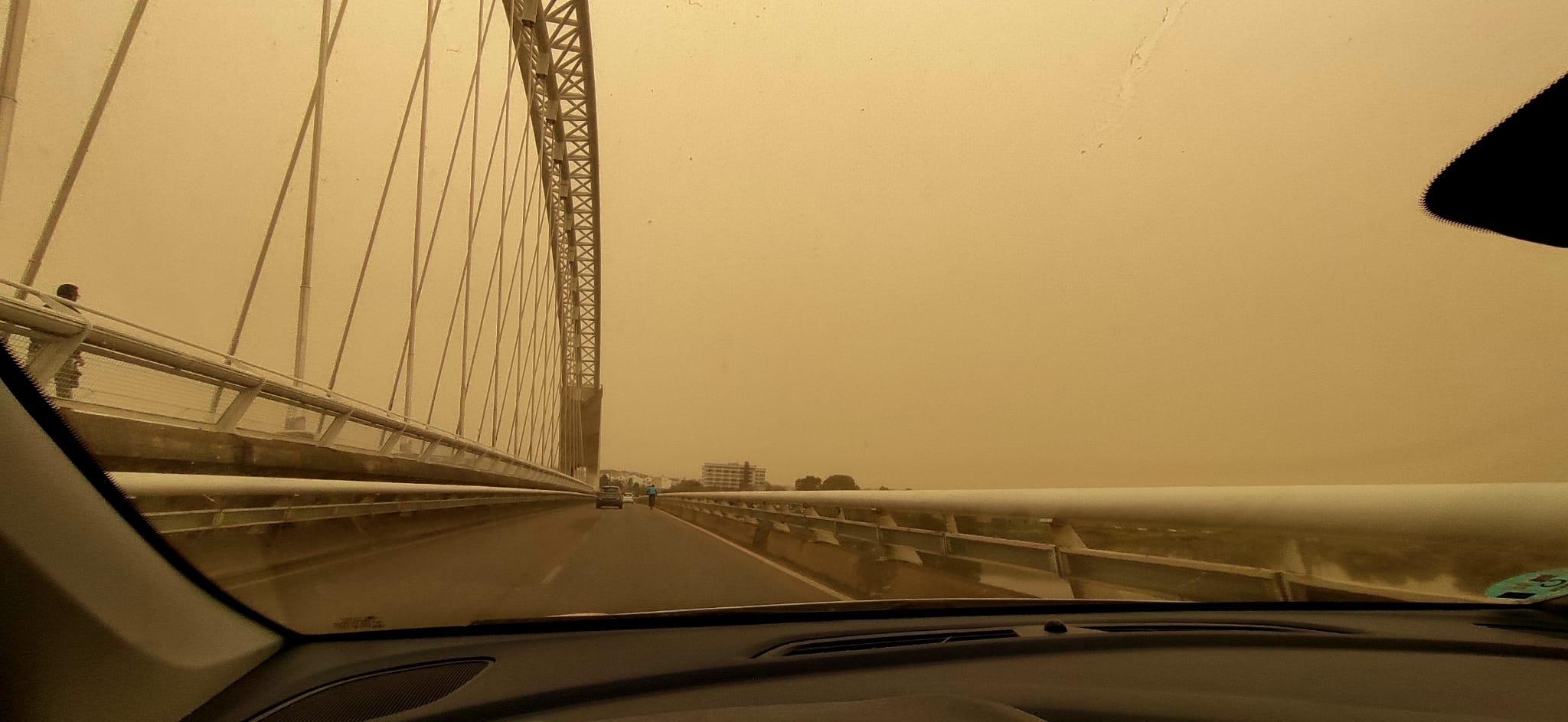 Imagen de esta mañana desde Mérida. Autor: Mariano