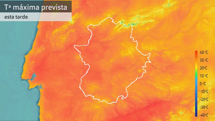 Temperatura máxima prevista para hoy miércoles 21 de septiembre