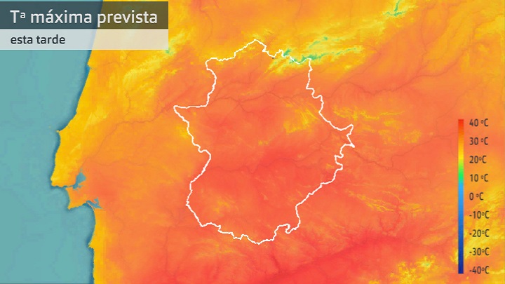 Temperatura máxima prevista para hoy viernes 23 de septiembre
