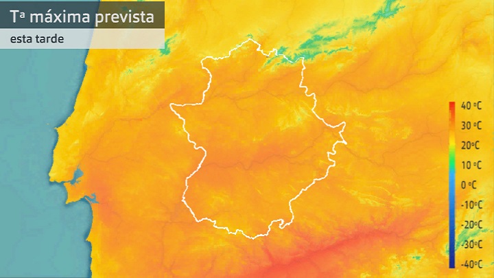 Temperatura máxima prevista para hoy martes 27 de septiembre