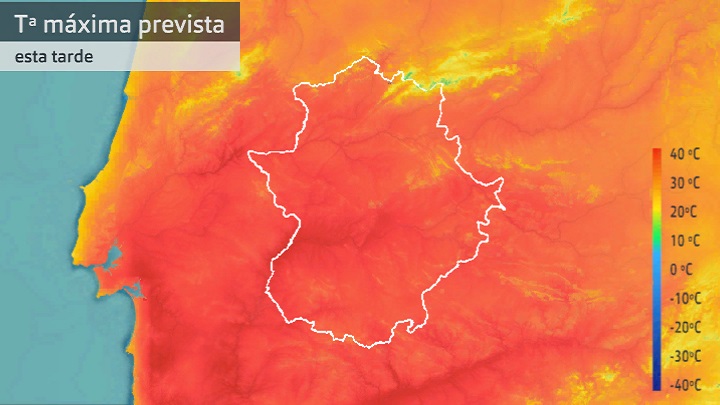 Temperatura máxima prevista para hoy miércoles 5 de octubre