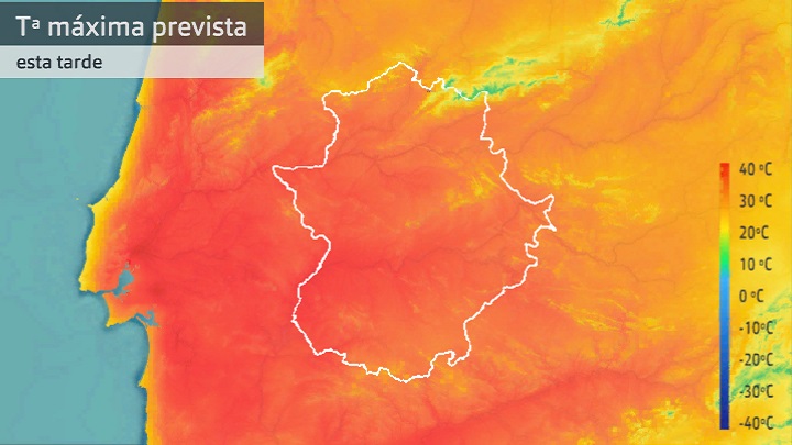 Temperatura máxima prevista para hoy jueves 6 de octubre