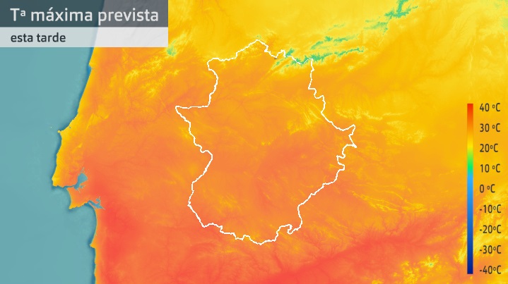 Temperatura máxima prevista para hoy miércoles 6 de octubre