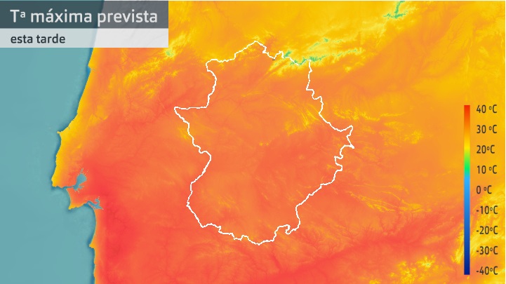 Temperatura máxima prevista para hoy viernes 8 de octubre