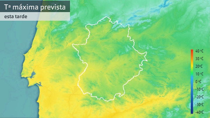 Temperatura máxima prevista para hoy lunes 9 de enero