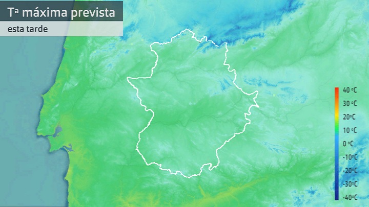 Temperatura máxima prevista para hoy miércoles 25 de enero