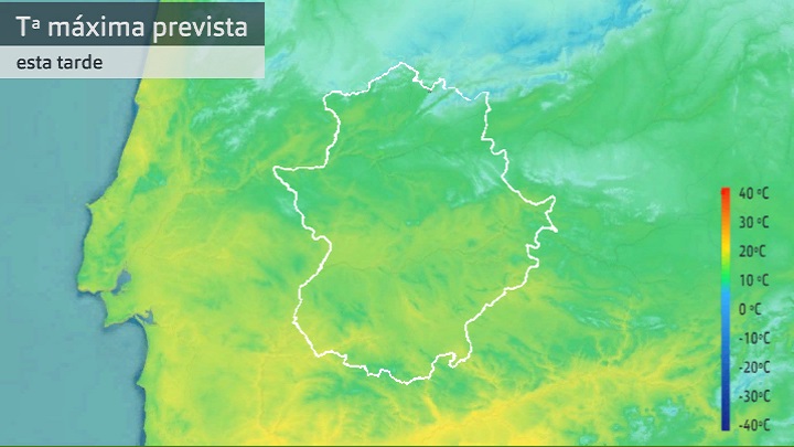 Temperatura máxima prevista para hoy miércoles 1 de febrero