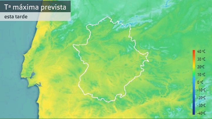 Temperatura máxima prevista para hoy jueves 2 de febrero