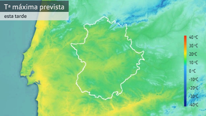 Temperatura máxima prevista para hoy jueves 2 de marzo