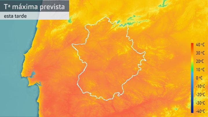 Temperatura máxima prevista para hoy viernes 15 de octubre