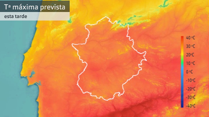 Temperatura máxima prevista para hoy martes 9 de mayo