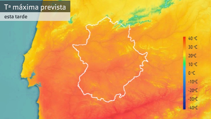 Temperatura máxima prevista para hoy jueves 11 de mayo