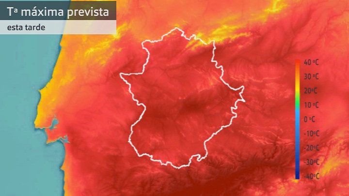 Temperatura máxima prevista para hoy martes 4 de julio