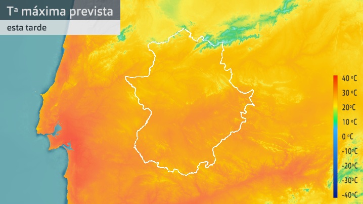 Temperatura máxima prevista para hoy miércoles 22 de septiembre