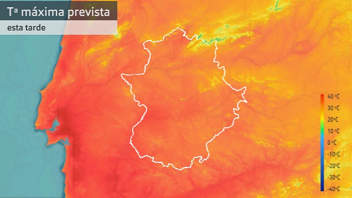 Temperatura máximas prevista para hoy jueves 26 de mayo