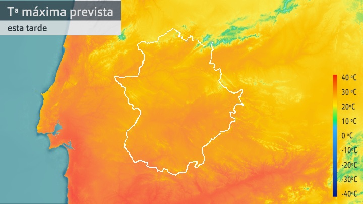 Temperatura máxima prevista para hoy martes 21 de septiembre