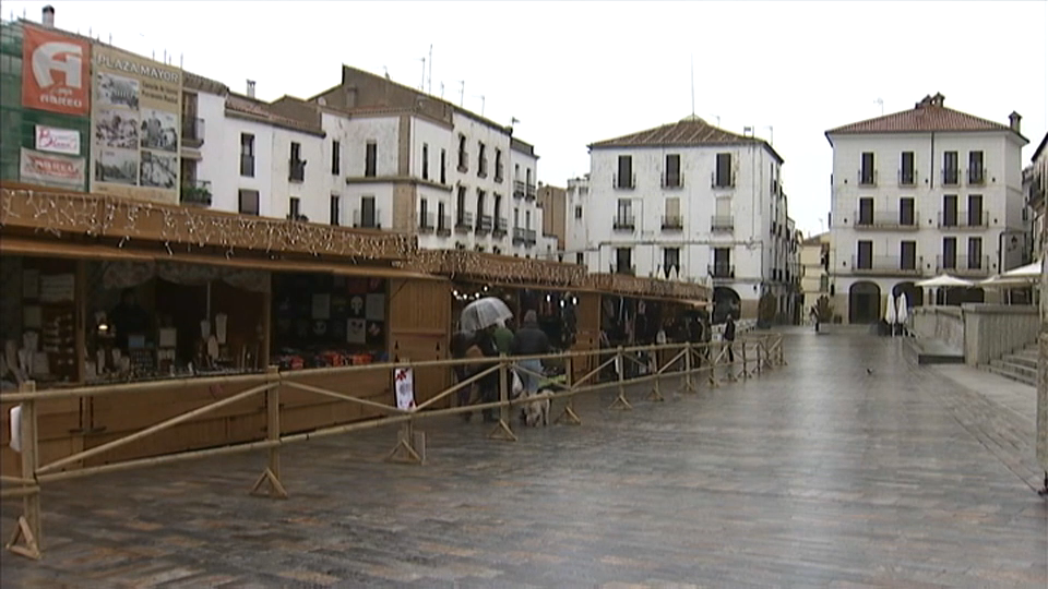 Imagen del Mercado Navideño, el año pasado, en la Plaza Mayor