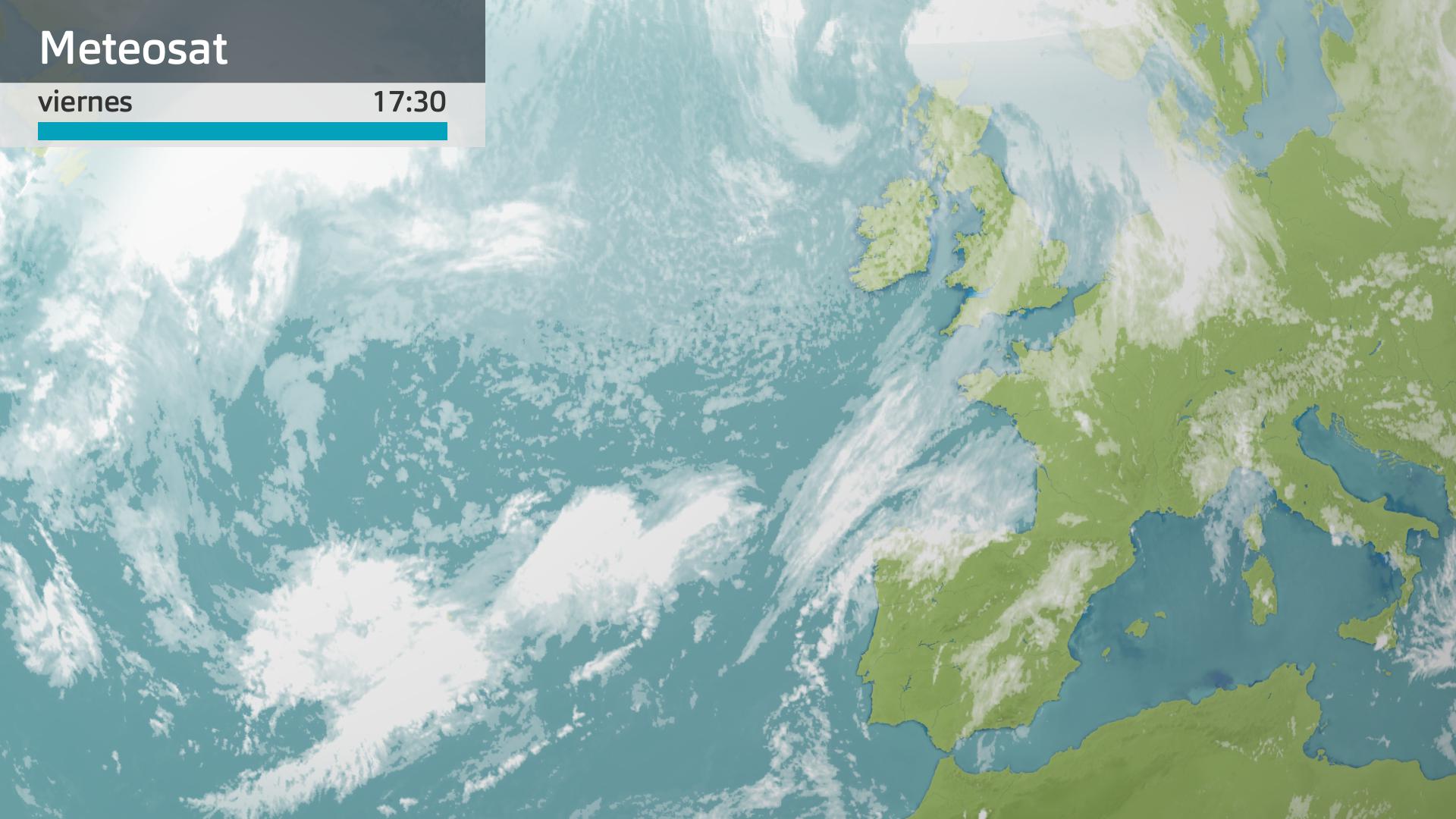 Imagen del Meteosat a las 17:30 horas